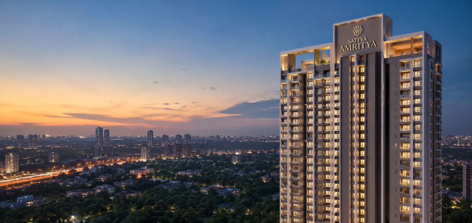 Sattva Amritya Tower View